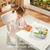 eJog Pup Baby Activity Table Learning & Fun, Baby DJ Table for Sitting Play, Keyboard Musical Toy and Detachable Red