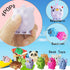 YALARY 24 3D PCS Animal Pop Fidget Suction Toys,Stress Pop Balls Party Favors for Kids,Bath Suction Toys,Stress Relief