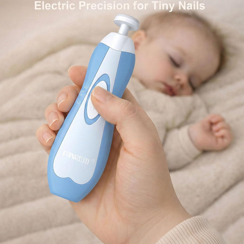 Trimmer 4-Stage 18-Pcs Fansidi Baby Nail Electric, Easy & Safe Nail File for Newborn to Toddler, Whisper-Quiet