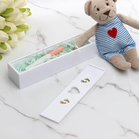 Lxmxgk Pregnancy Test Keepsake Box, Pregnancy Acrylic Announcement Gift, Surprise Pregnancy Announcement Box, Baby