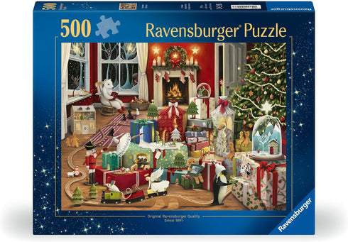 Ravensburger Enchanted Christmas 500 Piece Jigsaw Puzzle - Handcrafted Holiday Puzzle for Adults, Made in Germany