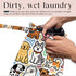 zcyxuuw Wet Bag, Wet Dry Bag, Waterproof Swim Bags, Machine Washable Reusable Bags for, Beach, Pool, Diapers, and Dirty