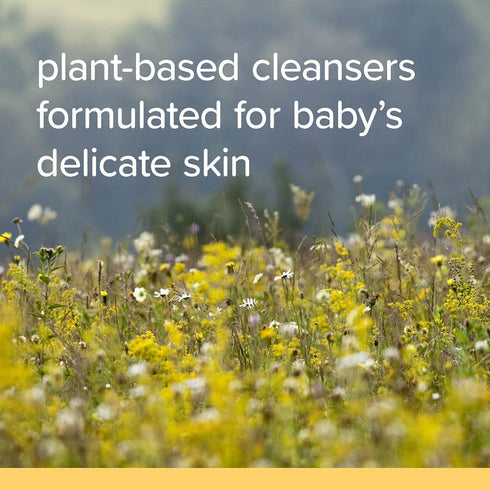 Burt's Bees Baby 12-Ounce (Pack 3) Bee Shampoo & Wash, Tear Free, Bottles