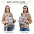 Toddler(8-30lbs), Baby Carrier Newborn to Toddler Carrier with Adjustable Shoulder Strap, Baby Holder Carrier