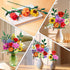 Set, 1043 15 CUBIMANA Flower Bouquet Building PCS Bouquet Botanicals Collection for Mom Wife, Artificial Flowers