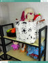FANKANG Square Nursery Hamper Storage Bins - Foldable Canvas Laundry Basket with Waterproof PE Coating for Children