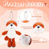 12 Pcs Cute Stuffed Animal Toy, 4 Inch Mini Plush Turtle Puppy Dog Pig Keychain for Birthday Party Favors