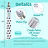 Babygoal Pacifier Clips for Boys | 6 Pack Holder Clips for Most Pacifier Styles, Baby Gift 6PBM05-HZ