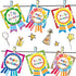 Fancy Land Happy Birthday Badge Stickers for Kids, 200 Pcs It's My Birthday Stickers for Home Classroom Party Decoration