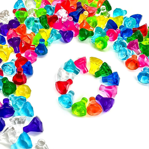 TZBTSTEAM 120PCS Gem Bricks, 120x Diamond Jewels, Rare Treasure Accessories Building Blocks Set,