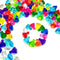 TZBTSTEAM 120PCS Gem Bricks, 120x Diamond Jewels, Rare Treasure Accessories Building Blocks Set,