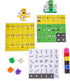 Number Block Set of 100, Educational Math Cubes for Kids Ages 4-8, Counting Blocks for Math Learning
