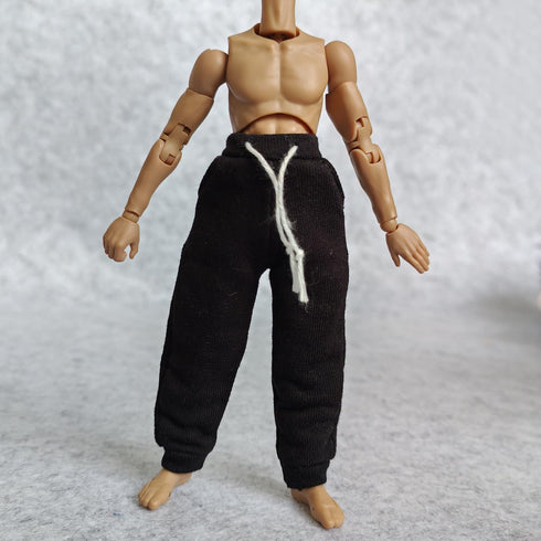 1/12 Scale Action Figure Sweat Pants Clothing for 1:12 6-Inch Male Action Figure Doll
