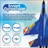 Generic 2.4Ghz 2 Su-27 RC Plane Remote Control RTF Jet- Channel Anti-Fall Aircraft - Easy to Fly Glider with Gyro