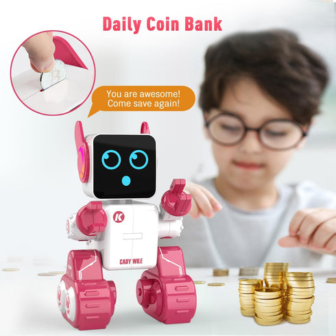 Programming zechuan Robot Toy for Kids, Remote Control Intelligent RC Robot, Suitable for Music, Dancing, Talk, Play