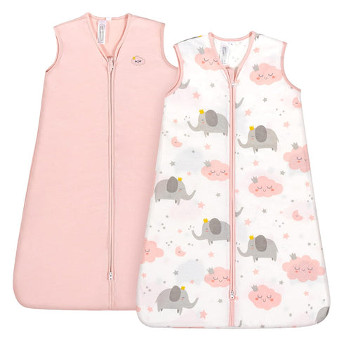TILLYOU 2 Pack Baby Sleep Sack 18-24 Months 100% Cotton Wearable Blanket