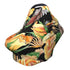 Schgap Wildflower Yellow Baby Car Seat Covers Canopy, Nursing Cover Breastfeeding Baby Carrier