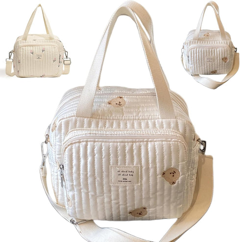 ODUODU Foldable Diaper Bag Large Capacity Portable for Stroller Multifunctional Baby Travel Essentials