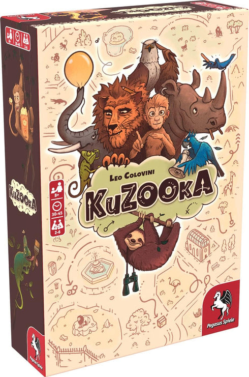 Kuzooka Board Game by Pegasus Spiele for 2-6 Players, 30-45 Minutes Gameplay, Games for Game Night Ages 14+, English