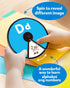 Coogam Interactive Alphabet Spinning Card for Toddler, ABC Letters Numbers Learning Game, Montessori Toy Gift