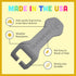 (1 Pack Bucklebee Easy Car Seat Buckle Release Aid for Children Unbuckle Car Seat Release Tool - Button Pusher - Opener