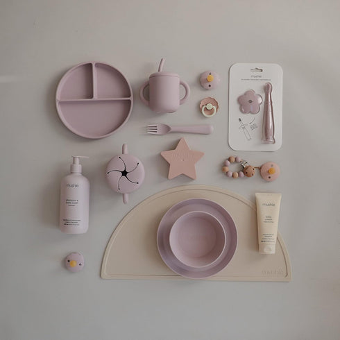 13.53 oz mushie Baby Organic Body Lotion | Moisturize, Soothe, and Hydrates Dry Skin | Made in Denmark, fl (Lavender)
