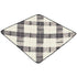 EtherSpher 1-Piecing foldablummy 50'' 50''con Black Beige Plaids Large Stylish Thick Play mat for Baby for Floor Time