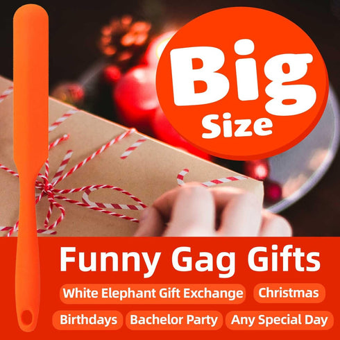Big Poop Knife Gag Gift, 12.42 Inch Long Silicone Prank Cutter for Funny Gag Gifts
