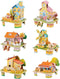 CCINEE 6 Pack 3D Puzzles for Kids Gift, Cartoon Paper Foam Puzzles