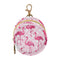 YETTASBIN Flamingos Portable Pacifier Holder Case with Metal Hook Buckle & Zipper for