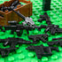 Weapons Pack Military Toy Set Building Blocks Model for Soldier Figures, Army Equipment Gear Kit