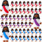 Bememo 50 Pcs Mini Black Jesus Toys, Religious Figurines for Hide and Seek, Sunday School Party Favors