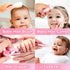Set (17 Baby Grooming Kit, Infant Safety Care with Baby Nose AspiratorBaby Hair Brush Comb Nail Clipper Nasal