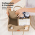 KeaBabies Taupe Diaper Caddy Organizer - Portable Baby Organizer for Nursery, Car Storage, and Gift Basket