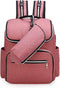 Ybberik Diaper Bag Backpack with Stroller Straps, USB Charging Port, Headphone Hole, Large