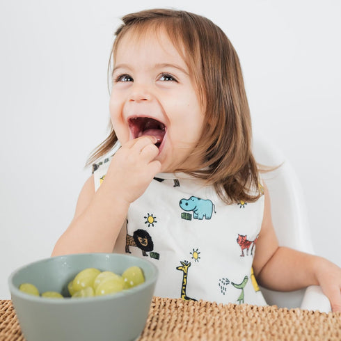 Baby Bib for Eating – Waterproof Mess-Proof Wearable Bib Apron