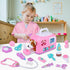 Gifts2U Set, 3-8 Pet Care Cage Play Vet Clinic and Doctor Kit for Kids with Dress Up Costume, Doctor Medical Pretend