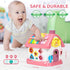 Marstone Toys for 1+ Year Old Girl Gifts, 8-in-1 Montessori Toddler Toys House with Learning and Playing, Birthday Gifts