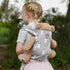 GAGAKU Soft Baby Doll Carrier for Girls - Gray Rabbit Design