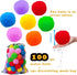 100Pcs Soft Reusable Water Splash Balls, 2.4 Inch Soaker Ball Toys for Kids, Beach Pool Games with 1 Mesh Bag