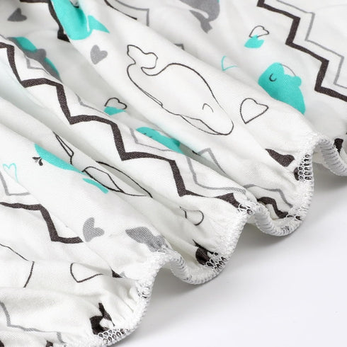 Set 2 BROLEX Baby Fitted Crib Sheets: Kid Crib Sheets - of for Toddler Standard Size Crib Mattress for Boys and Girls