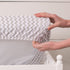 (2 Pack) Ziggy Baby Changing Pad Cover, Cradle Bassinet Sheets Jersey Cotton (Grey/White)