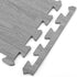 16 3/8-Inch Tebery Pieces Printed Wood Grain Interlocking Floor Tiles Thick EVA Foam Grey Puzzle Floor Mat