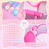 1 Princess Castle Girls Play Tent with Rug Pop Up Play Tent for Toddlers Kids DISHIO Playhouse Toys for Year Old