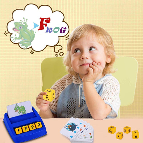 Lemofix 4 5 6 Matching Letter Spelling Games for Kids - Educational Learning Toys for Year Old Boys Girls Gifts