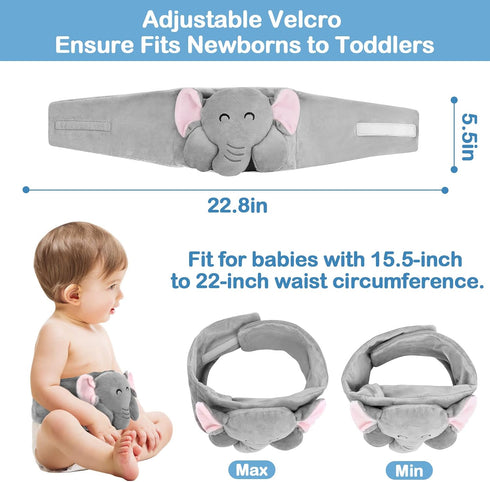 Tummy Upset Baby Colic and Gas Relief - Heigoeost Heated Wrap for Newborns Belly Relief by Soothing Warmth, Baby