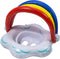 SwimSchool Rainbow Babys First Pool Float - 6-18 Months - Novelty Baby Boat