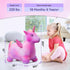 Unicorn Bouncy Horse Toys for 1-3 Year Old Girls, Plush Ride On Bouncy Animal for Indoor Outdoor Play