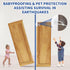 15 Pair Furniture Anchors for Baby Proofing, No Drill Upgraded Self-Adhesive Secure 168 Pound Anti Tip Straps
