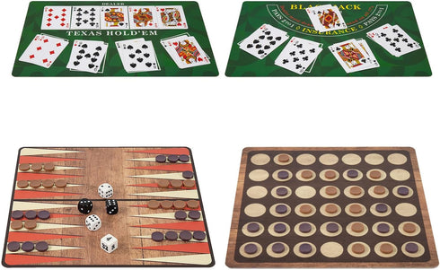 365 6+, 1-8 Games - Traditional Strategy Board & Card Games, Tin Storage Container, Game for Each Day of Year, Family